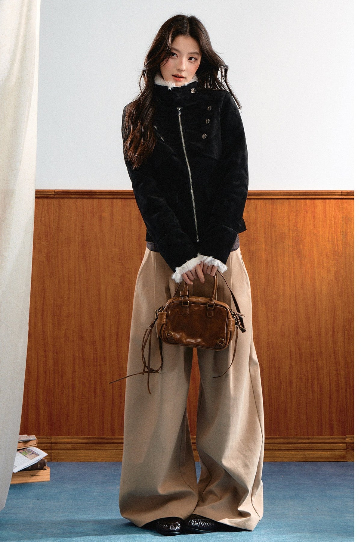 Suede Short Jacket