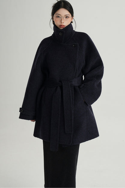 Mid-Length Double-Sided Wool Coat