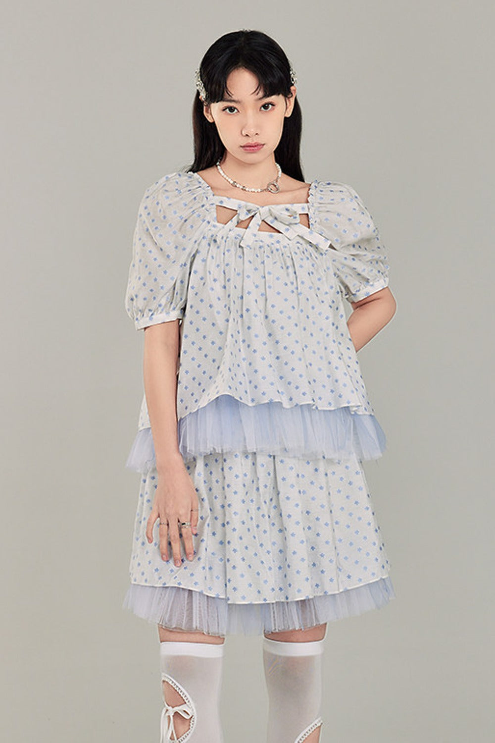 Floral Top and Skirt Set-Up