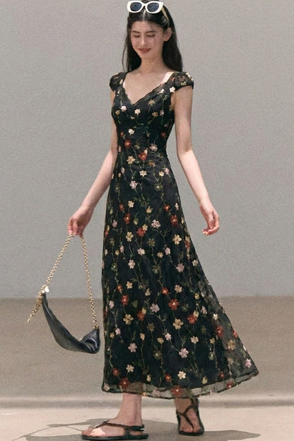 Lyocell Floral Slip Dress