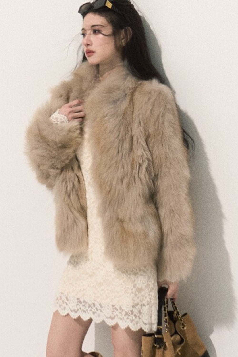Fluffy Fox Fur Vest