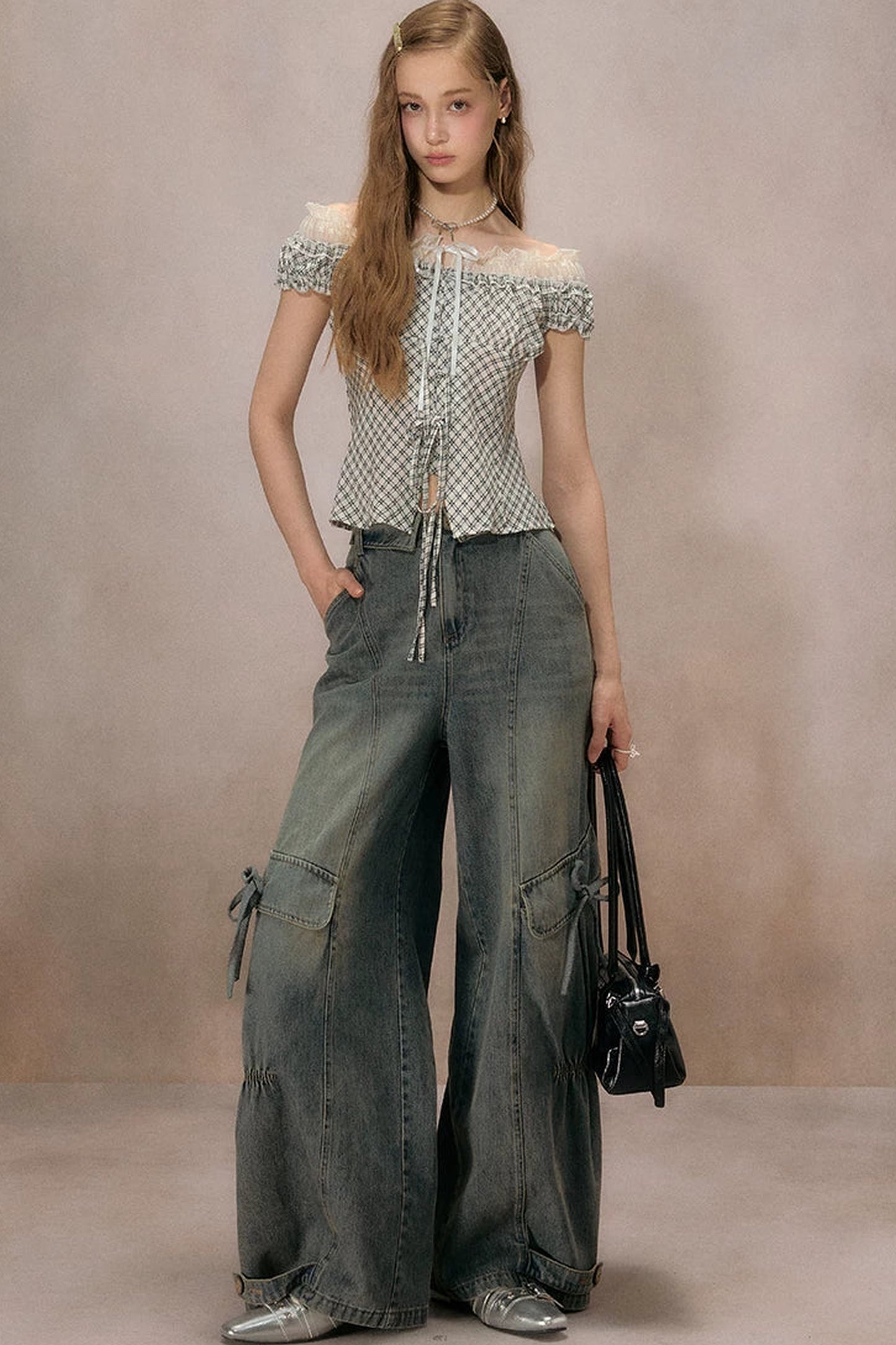 Chemise d’été à carreaux cigale