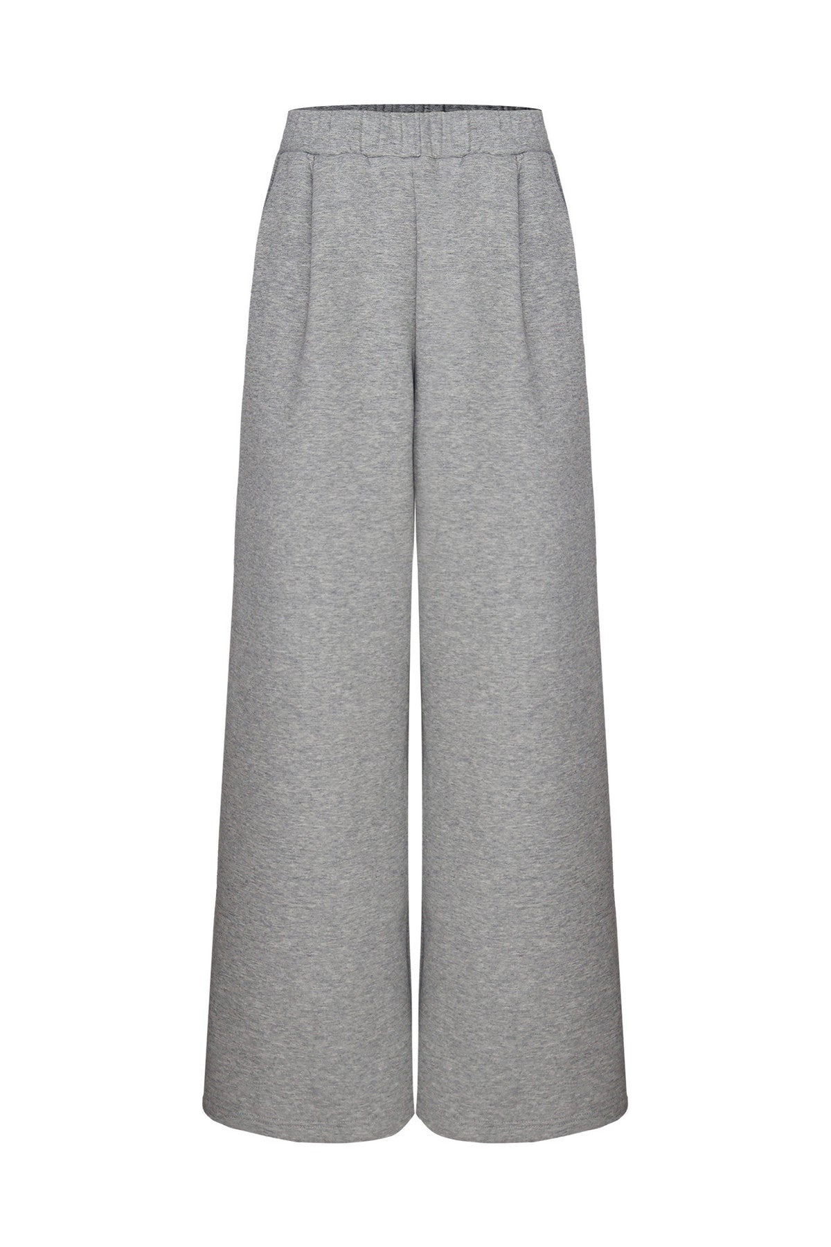 Plush Stand Collar Vest and Trousers Set-Up