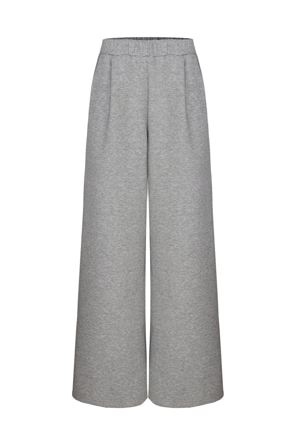 Plush Stand Collar Vest and Trousers Set-Up