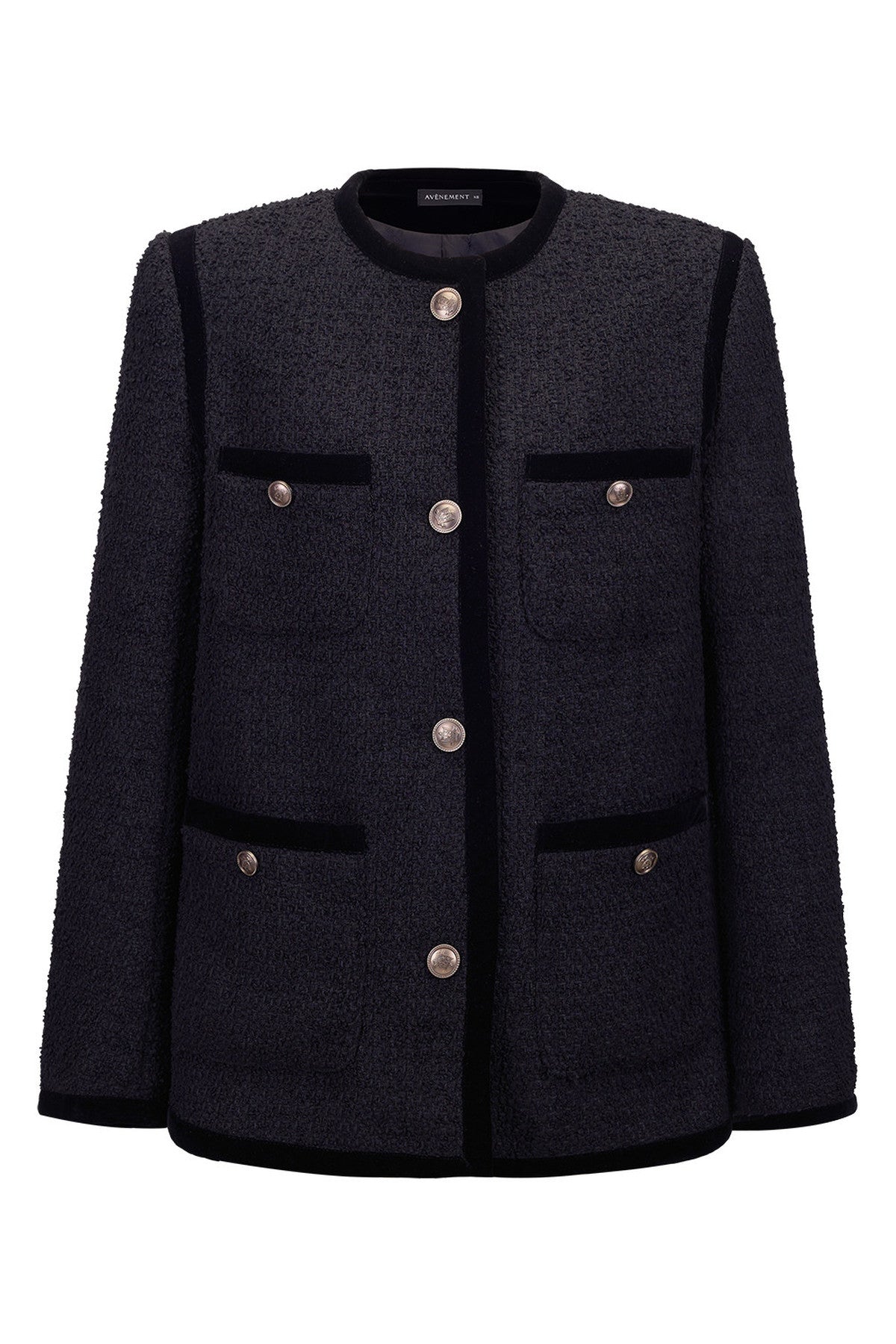 Tailored Slim Fit Metal Button Jacket