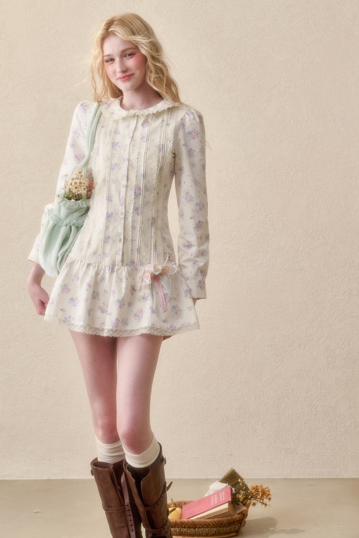 Little Jasmine Long Sleeve Dress