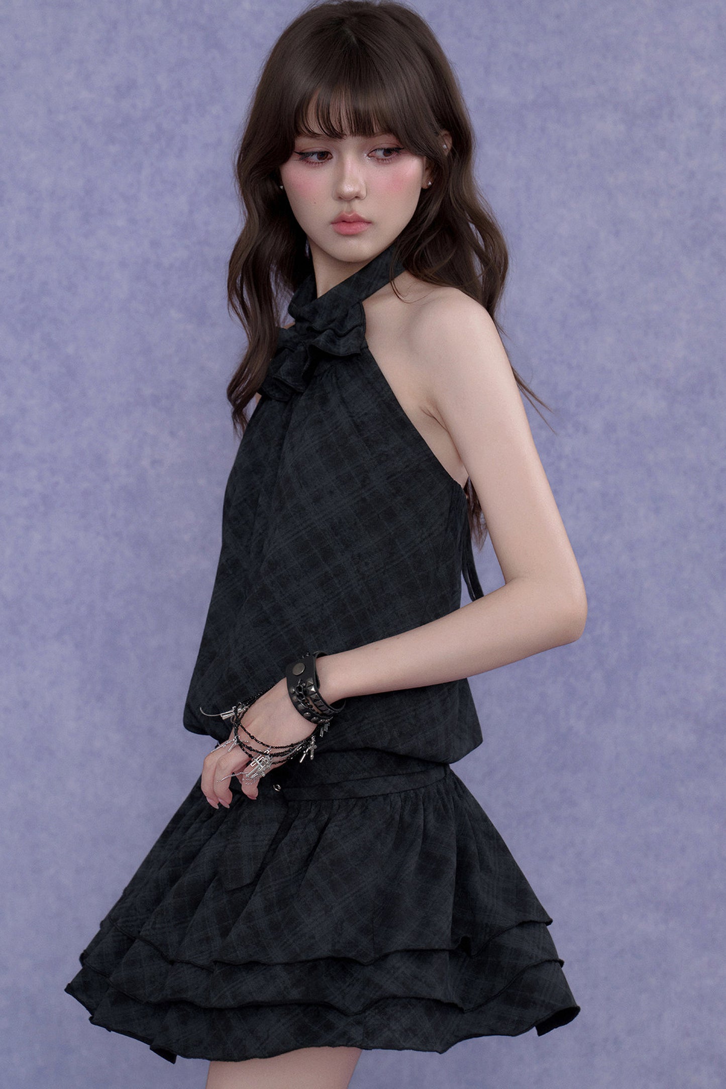 Vintage Halter Neck Dress