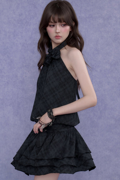 Vintage Halter Neck Dress