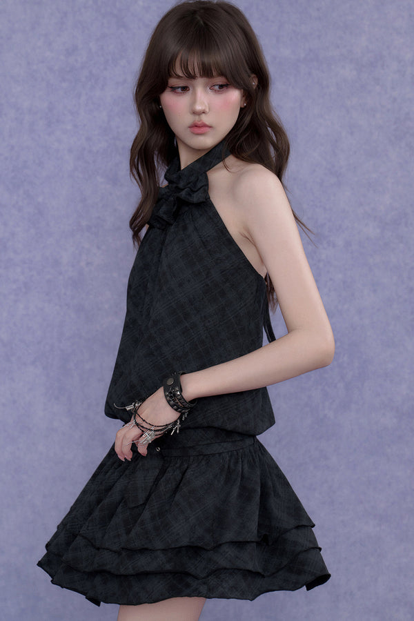 Vintage Halter Neck Dress