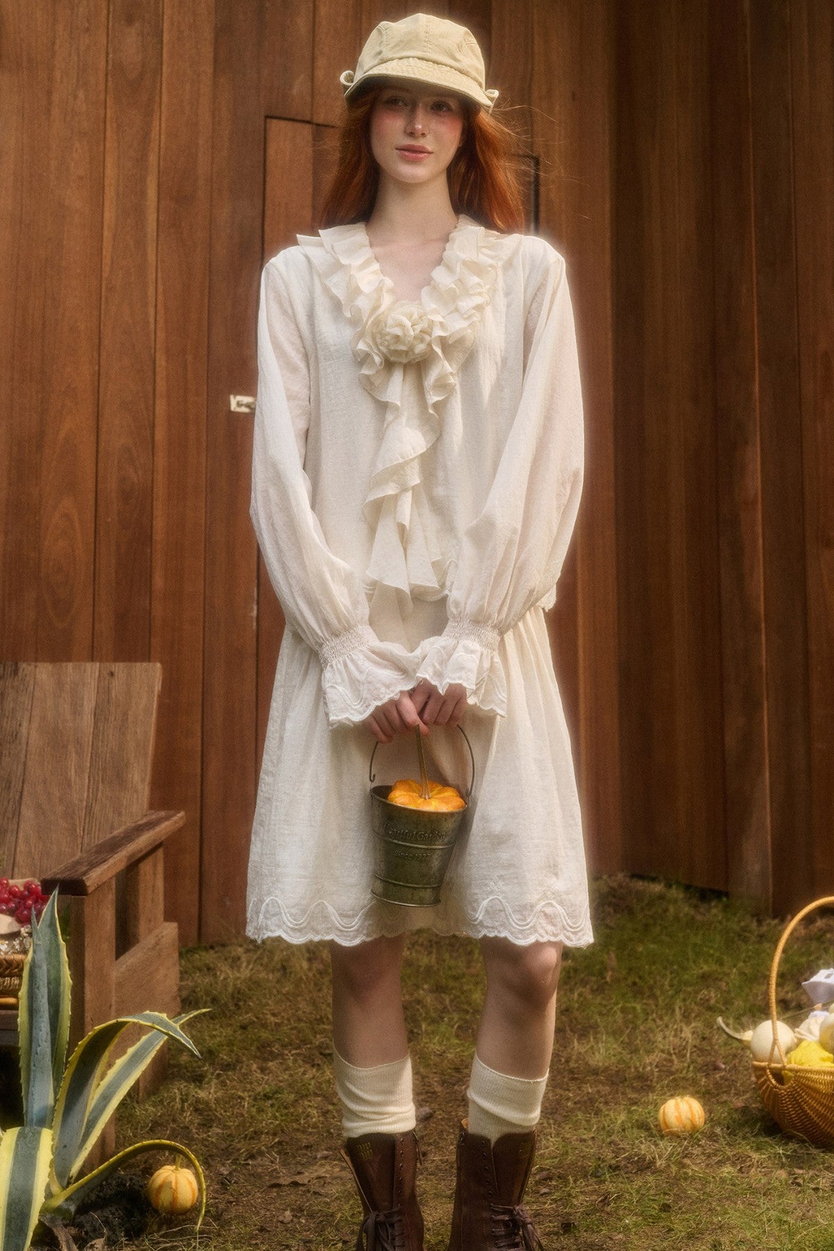 Tencel Cotton Lace Trim Set