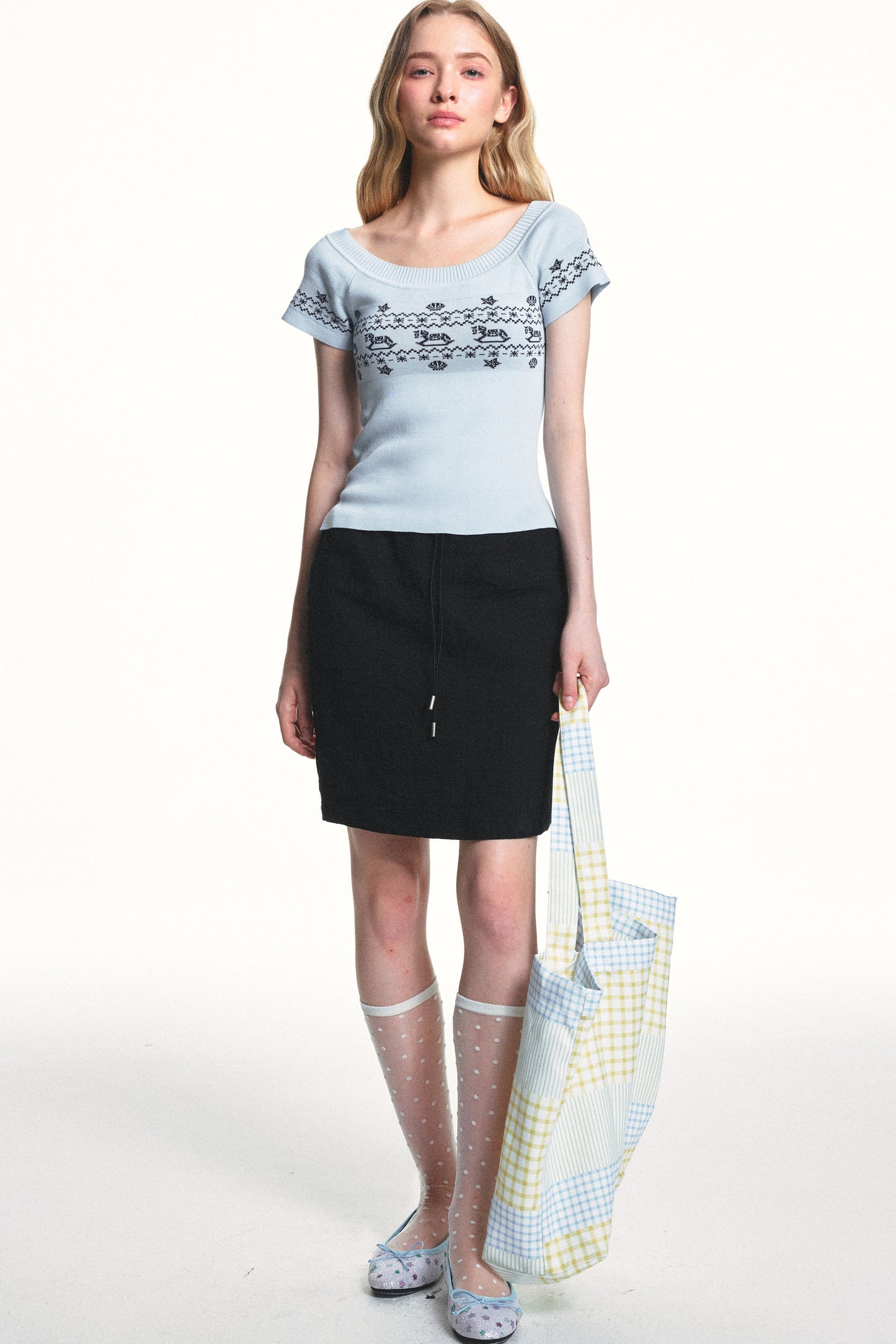 Maglietta in lyocell Tencel con spalle scoperte
