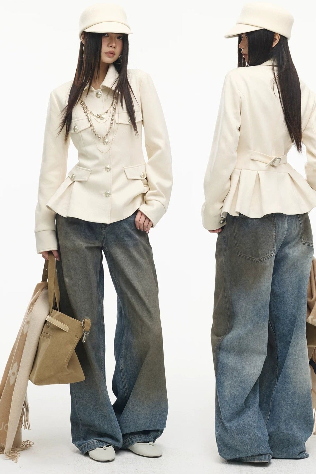 Loose Suede Long Sleeve Jacket
