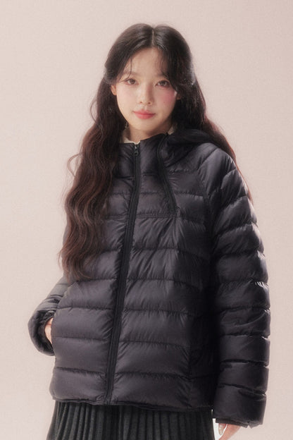 Silhouette Zipper Down Jacket