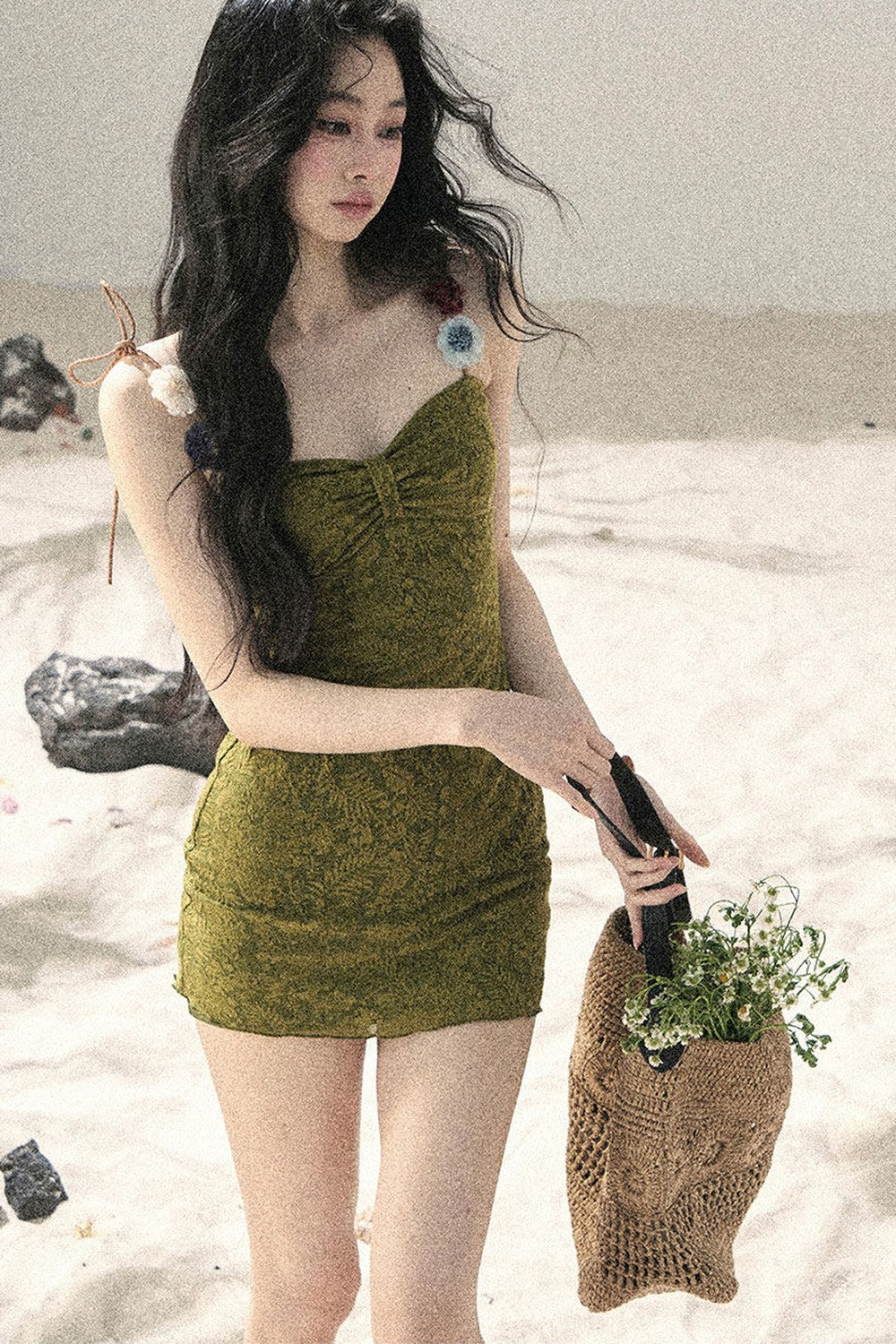Entwined Vines Bodycon Dress Set