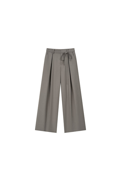 Bow Tie Draped Trousers