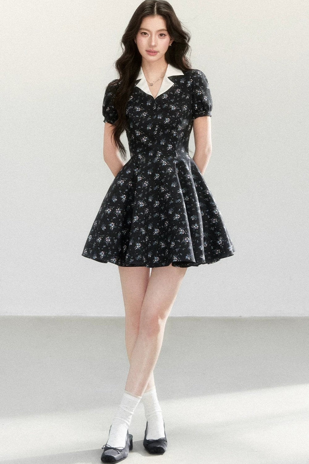 Vestido Elegante Estampado Tipo Señorita