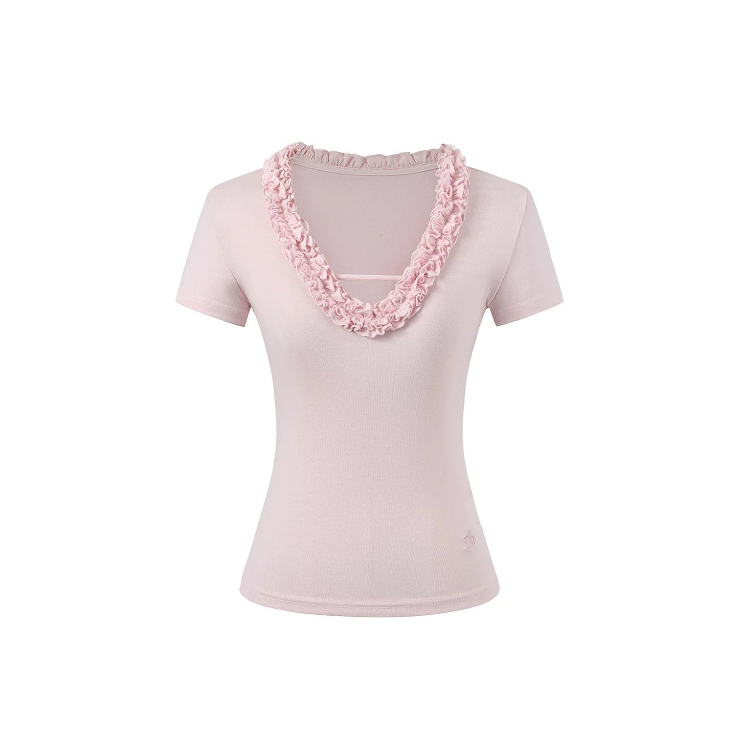 Blusa de lyocell con volantes Nube