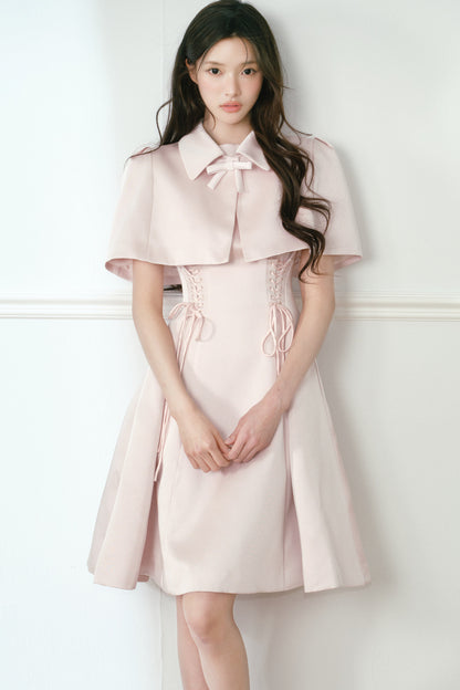 Short Cape and Dress Set-Up