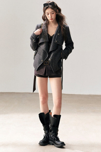 Dark Gray Cashmere Jacket