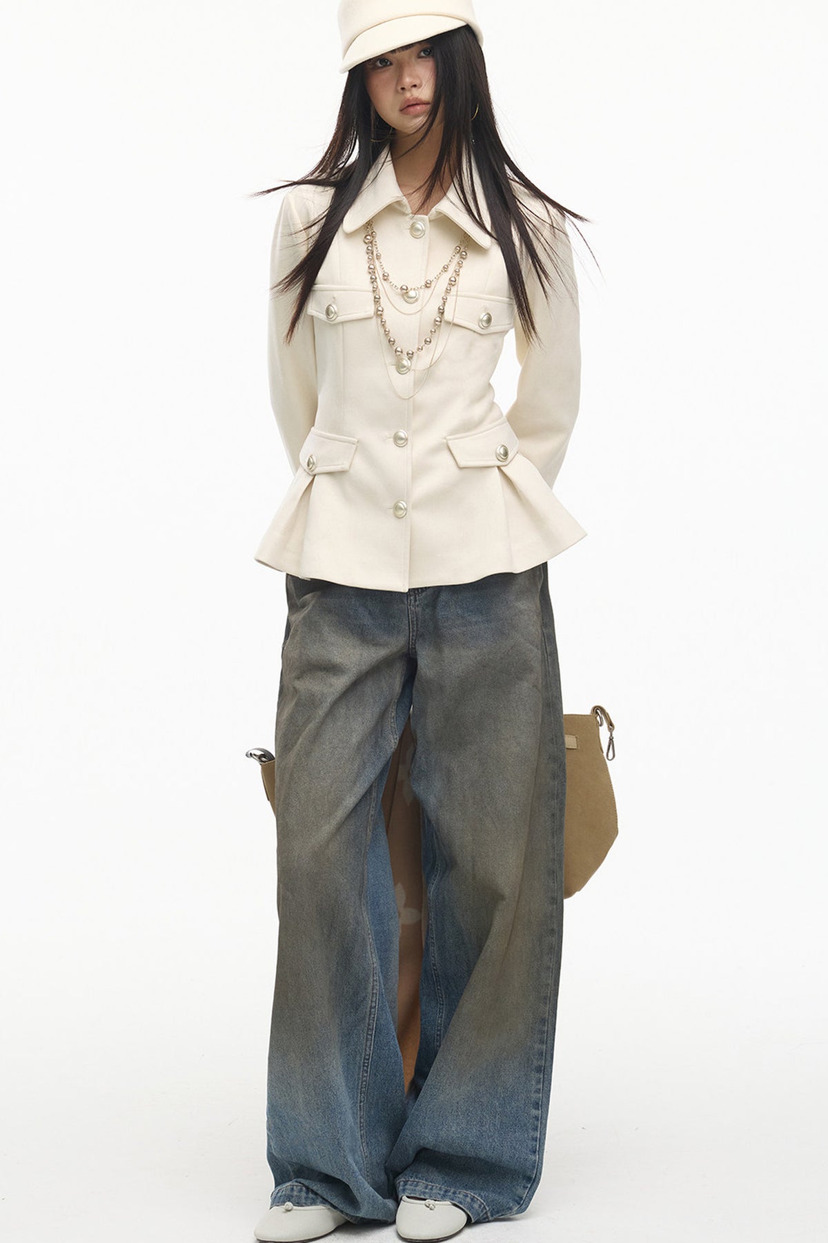 Loose Suede Long Sleeve Jacket