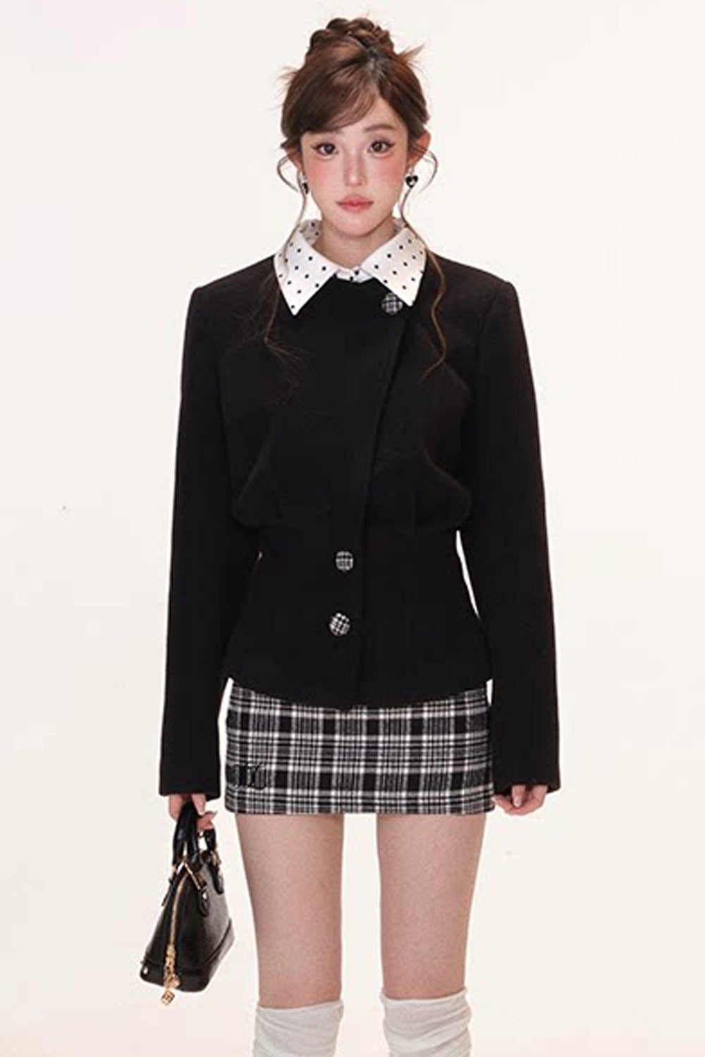 Autumn Blazer Camisole and Skirt 3-Piece Set-Up