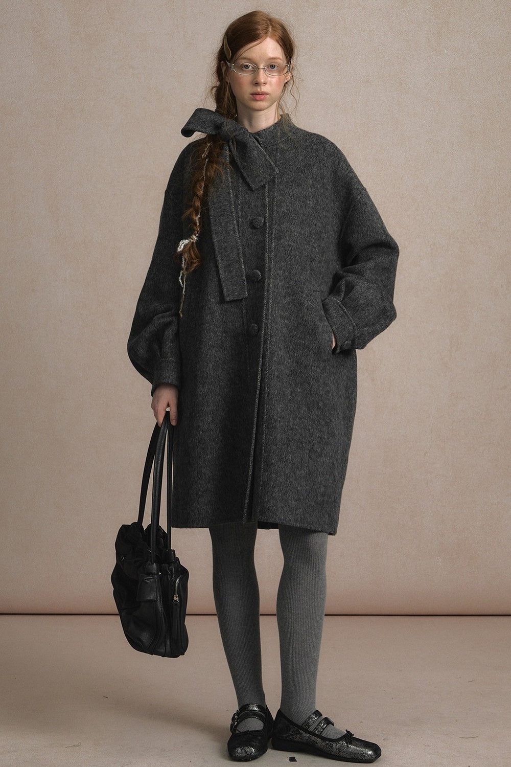 Long Double-Sided Wool Coat