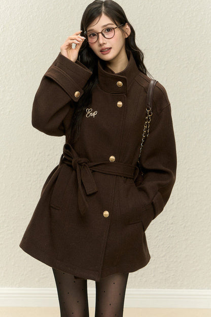 White Woolen Jacket and Pants Set-Up