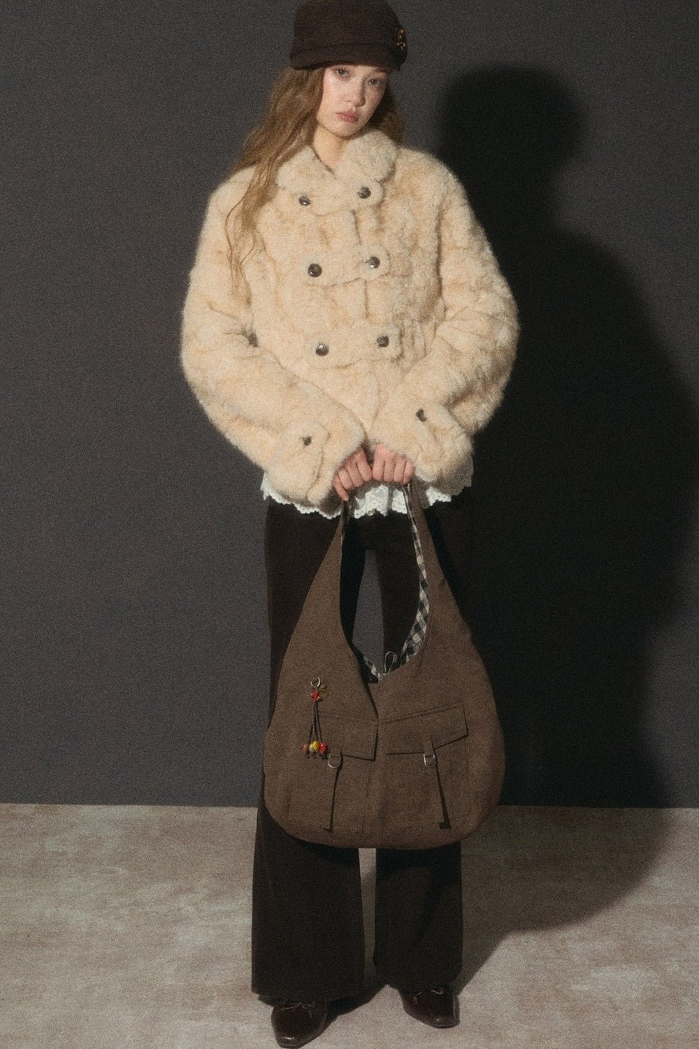 Vintage Thickened Faux Fur Jacket
