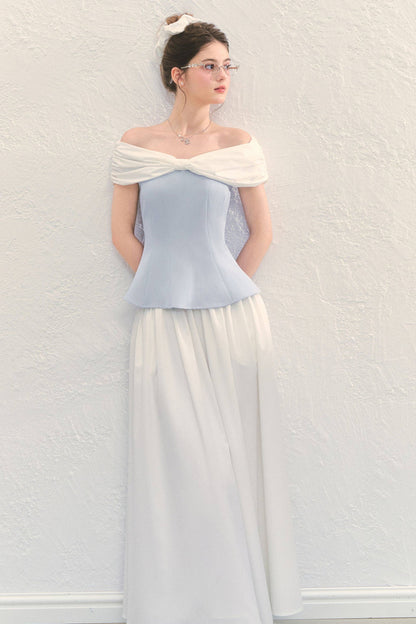 Off-Shoulder Peplum Top