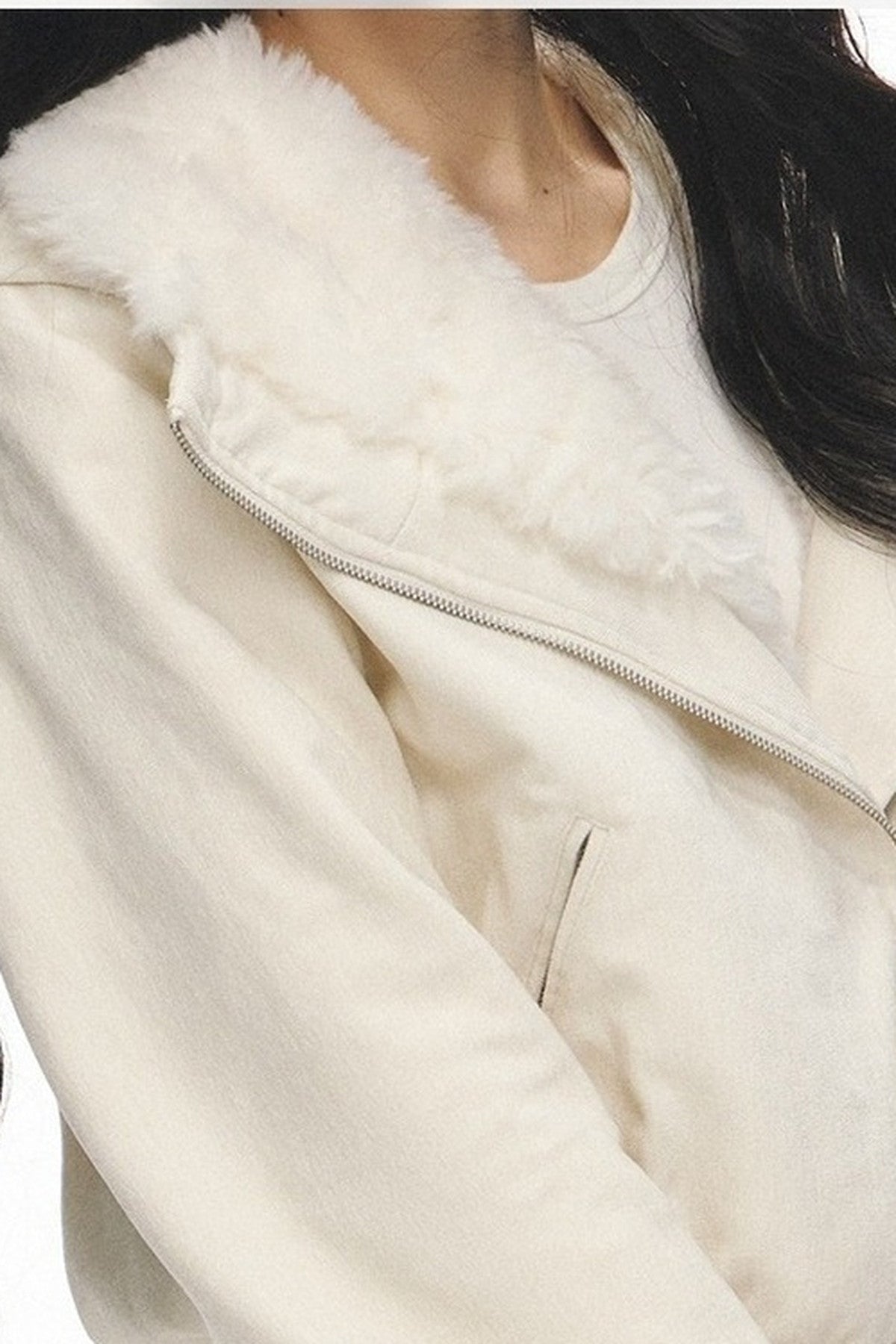 White Duck Down Jacket and Pants Set-Up