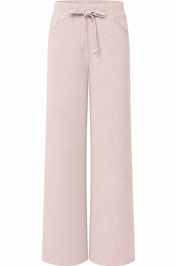 Hooded Knit Cardigan and Sweatpants Set-Up