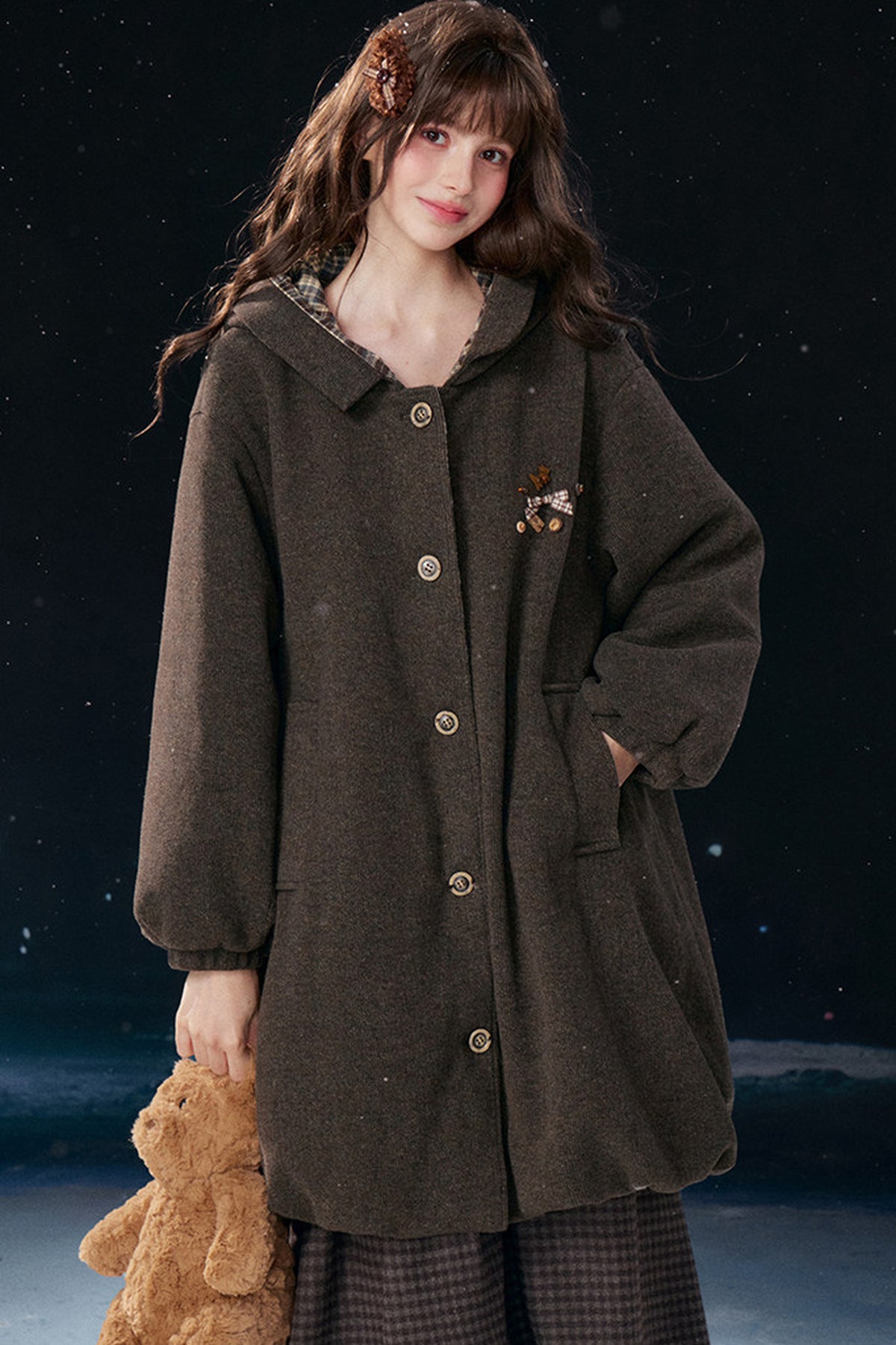 Brown Woolen Coat