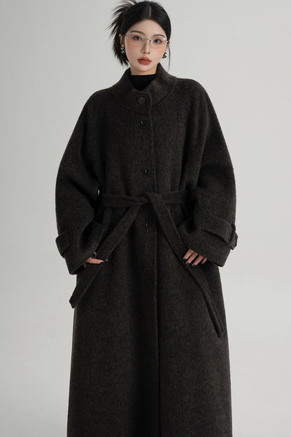 Mid-Length Double-Sided Wool Coat