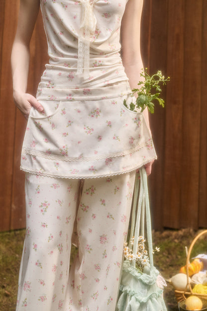 Liberty Print Top and Pants Set-Up