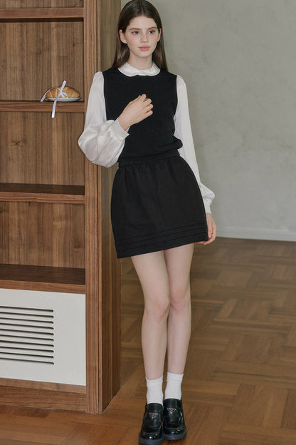 Cotton A-Line Skirt