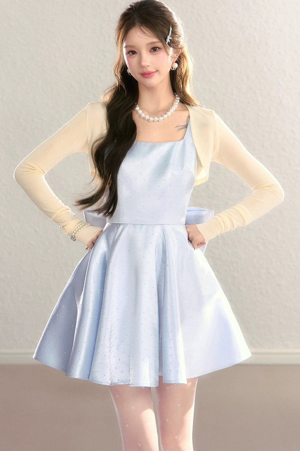 Glitter Princess A-Line Slip Dress
