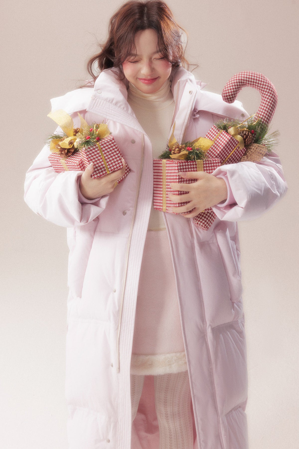 Long 90 White Goose Down Coat