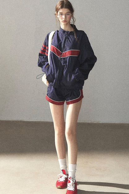 Style Relaxed Jacket and Shorts Set-Up