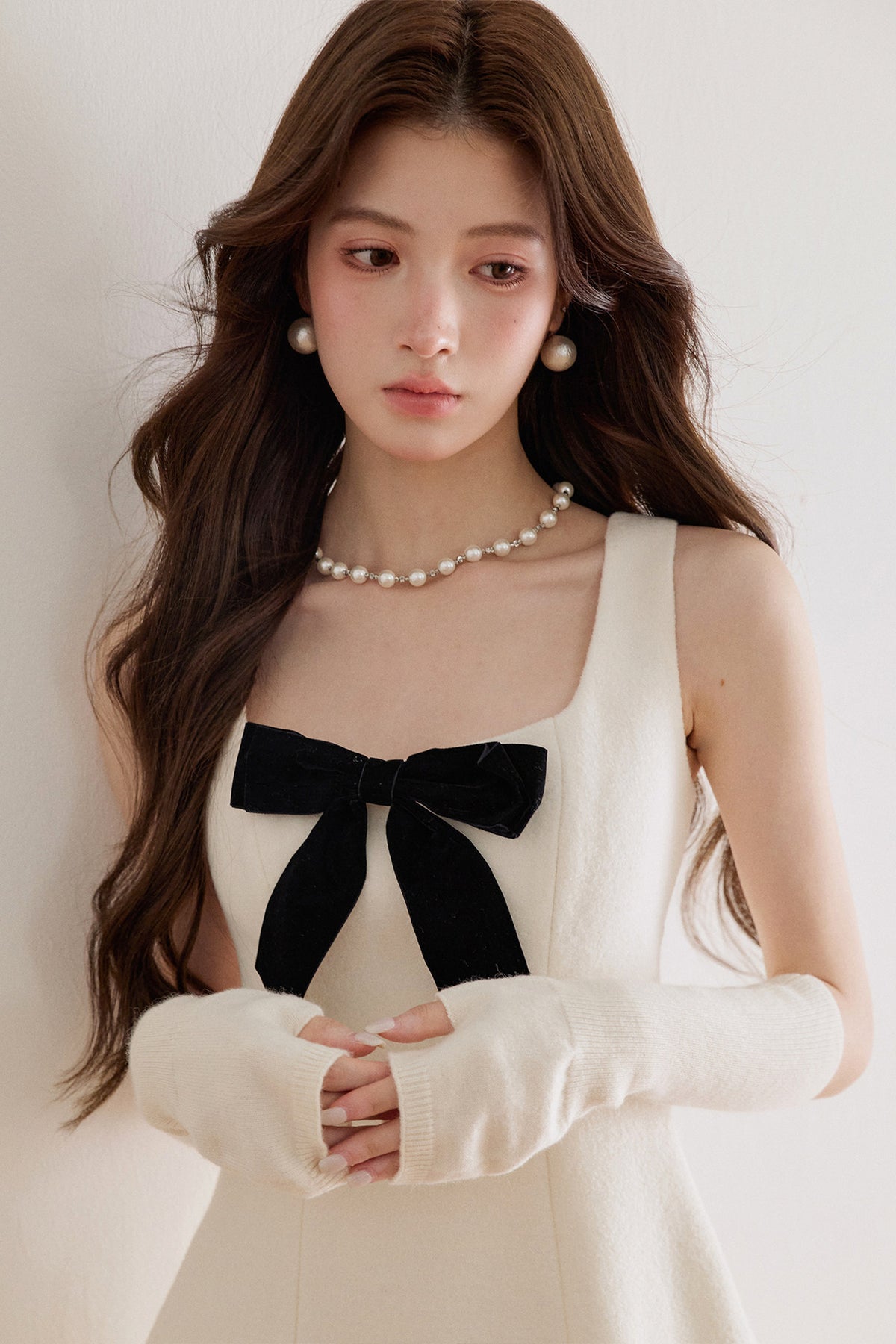 Wool Blend Knitted Arm Sleeves