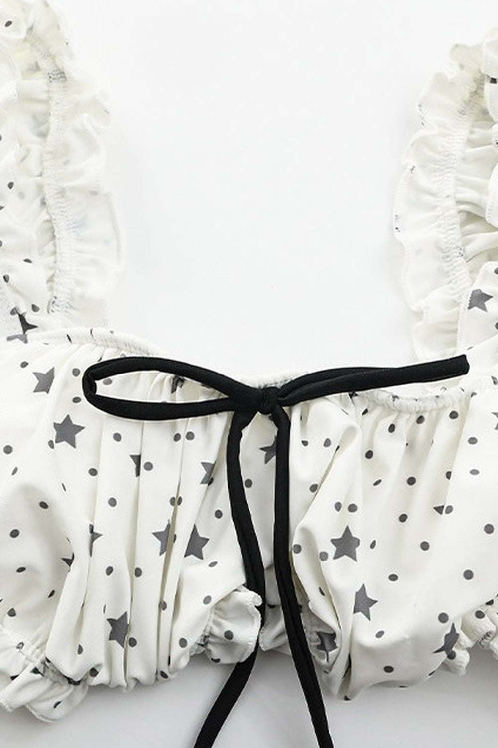 Star Print Two-Piece Swimsuit Set