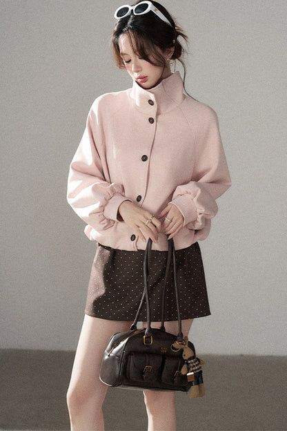 Short Two-Way Floral Jacket