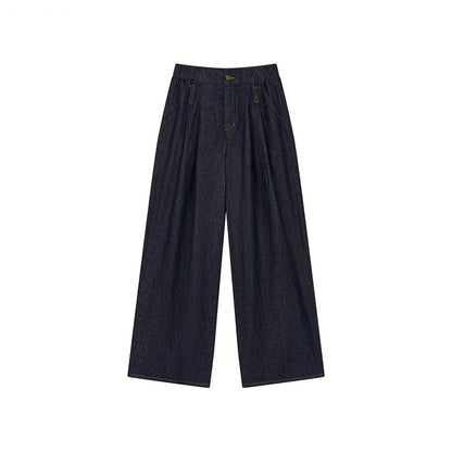 Vintage Wide-Leg Denim Pants