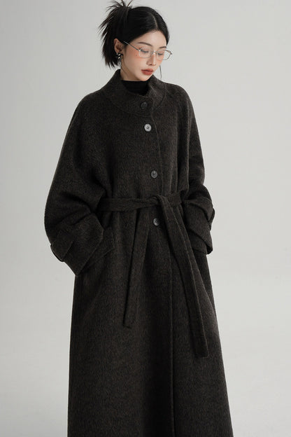 Mid-Length Double-Sided Wool Coat