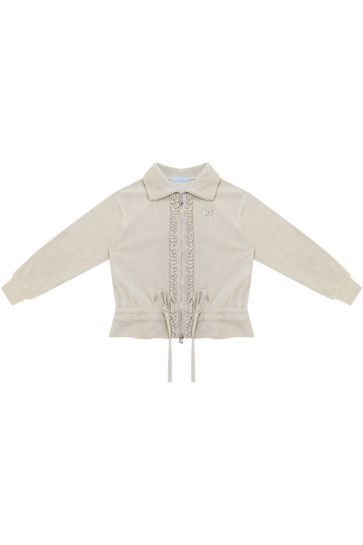 Gray Apricot Polar Fleece Jacket
