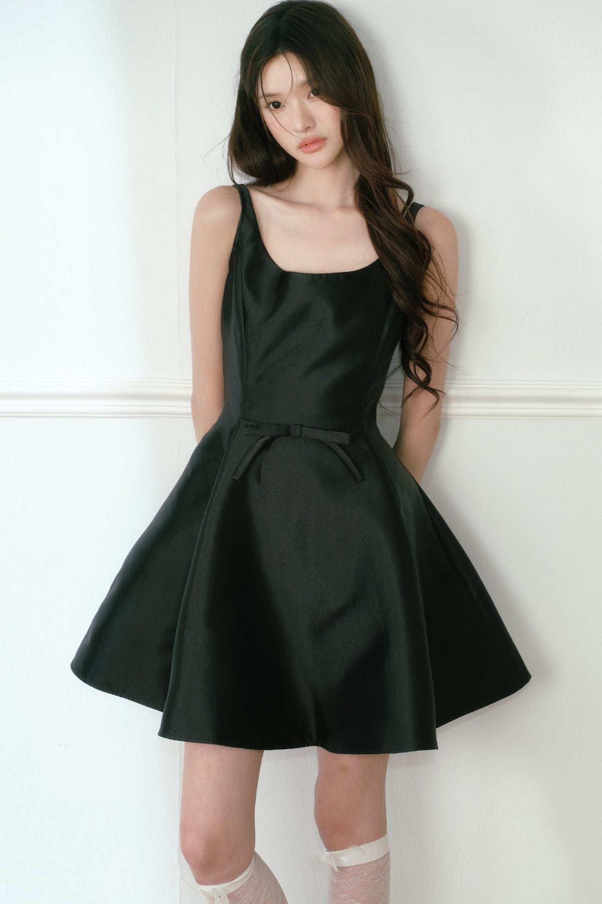 Glossy Sleeveless Dress