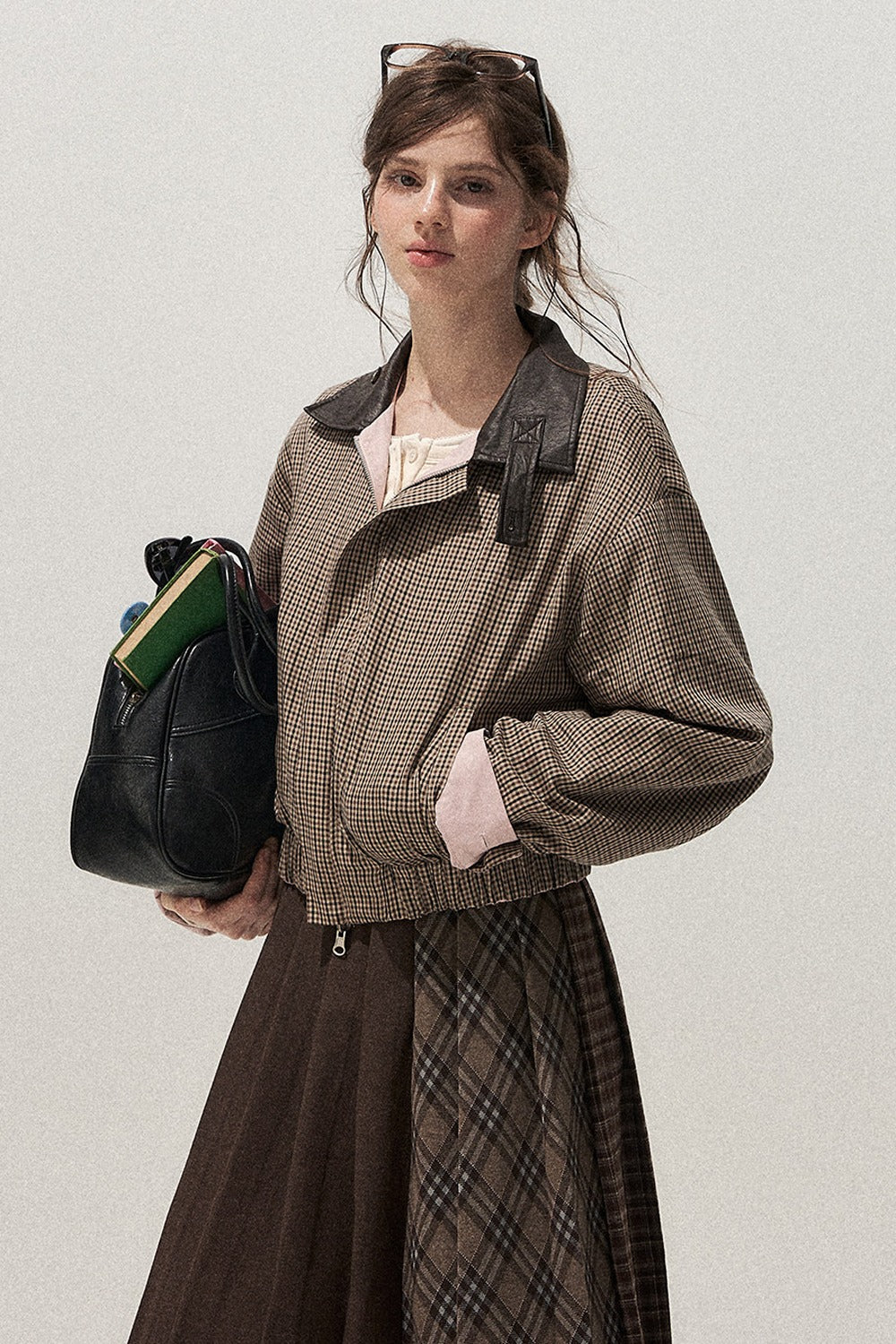 Reversible Houndstooth Jacket