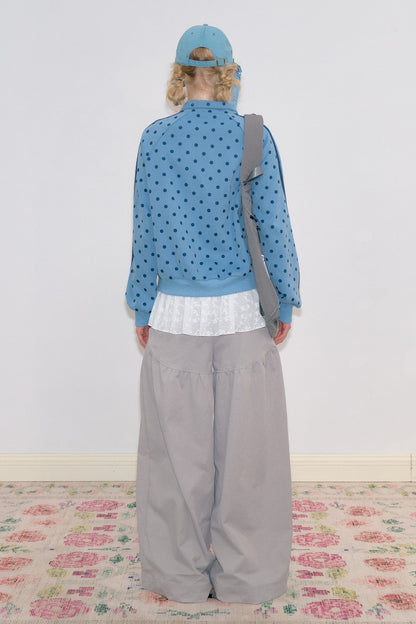 High-Waisted Wide-Leg Long Pants