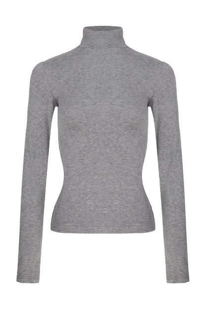 Slim Fit Half-Turtleneck Base Layer Top