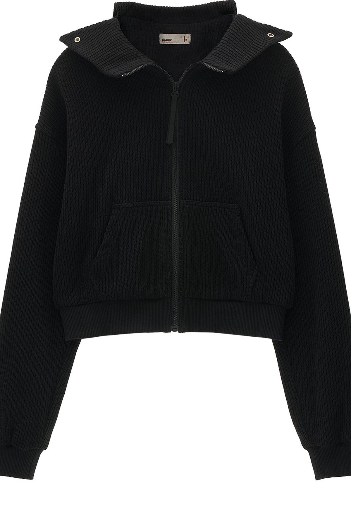 Structured Zip Knitted Jacket