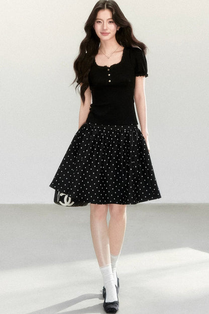Korean Minimalist Knit Top